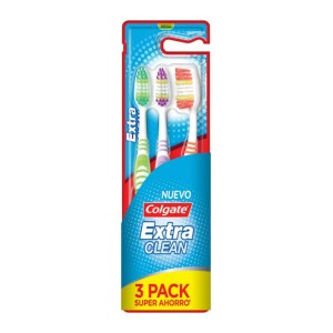 COLGATE CEPILLO DENTAL EXTRA CLEAN 3x2